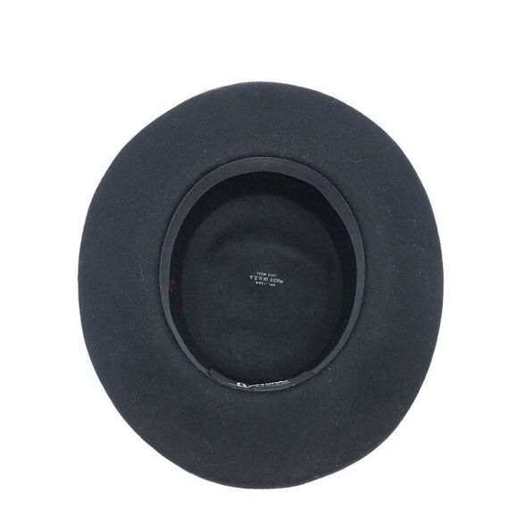 Vintage 50\'s Womens Sonni Hat Fedora Black Gold‎ Animal Patchwork Accent Madonna main image 6